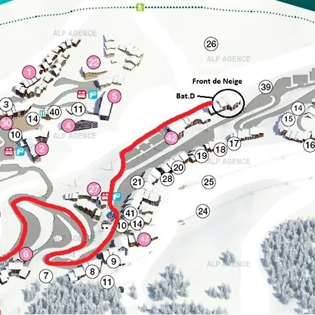 Front De Neige - 3 Pieces 6 Pers Le Front De Neige - Wifi - 217fn - Plagne Villages Mae-9384 *