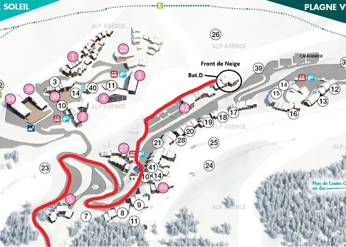 Front De Neige - 3 Pieces 6 Pers Le Front De Neige - Wifi - 217fn - Plagne Villages Mae-9384 *